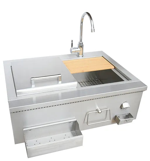 KoKoMo Grills 30" Cocktail Station w/ Sink-KO-30CKT-SNK