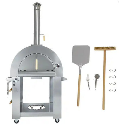 KoKoMo Grills Dual Burning Pizza Oven & Stand-KO-PIZZAOVEN-LP KO-PIZZAOVEN-NG