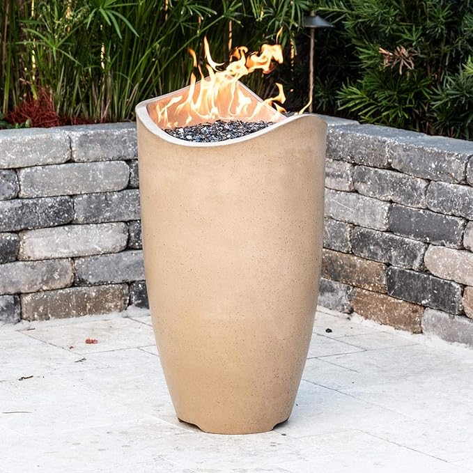 American Fyre Designs Wave Fire Urn - 20-inch round