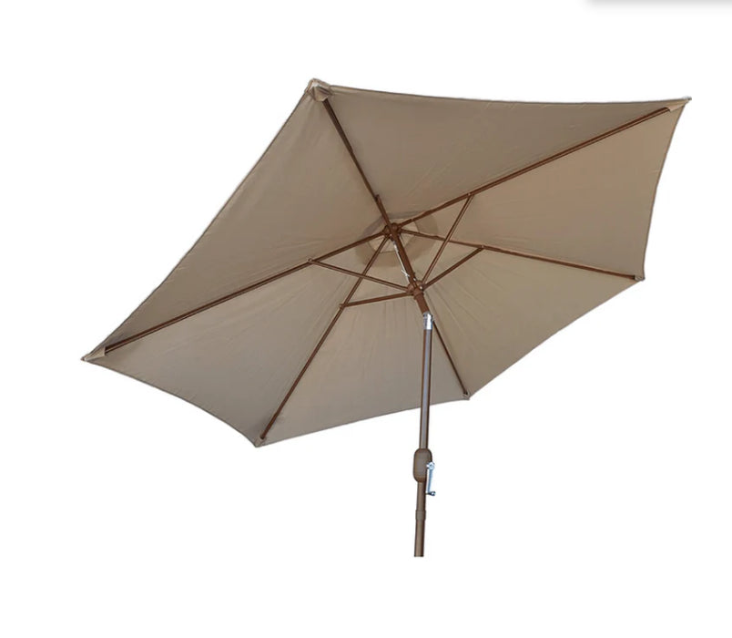 KoKoMo Grills 9' Beige Market Umbrella with Auto Tilt-KO-UMB729