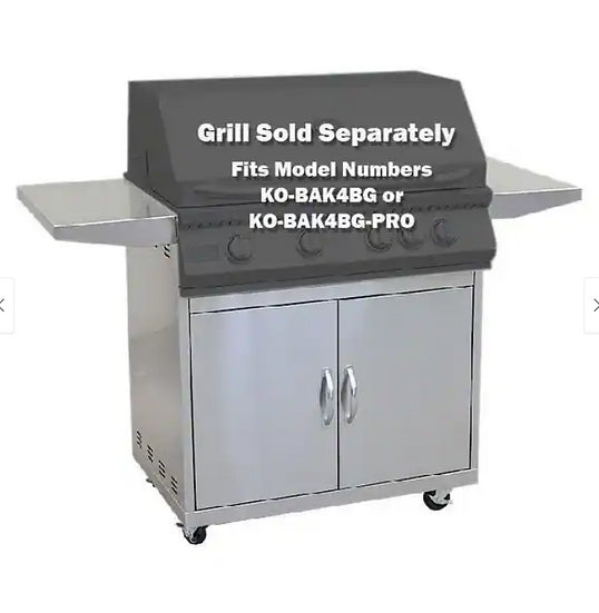 KoKoMo Grills Combo Of KoKoMo Burner Grill Cart