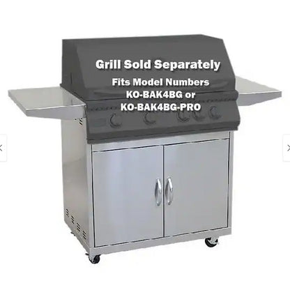 KoKoMo Grills Combo Of KoKoMo Burner Grill Cart