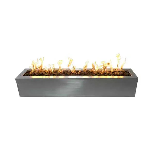 American Fyre Designs Iron Saddle 72" Rectangular Fire Table