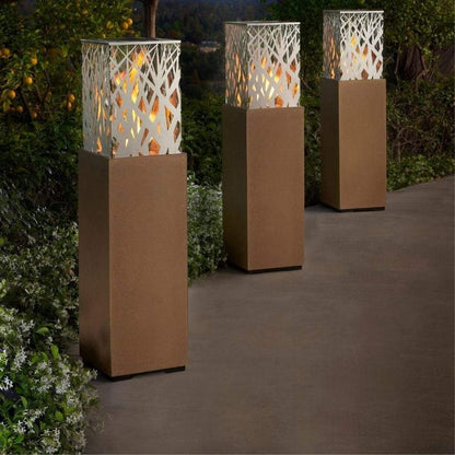 American Fyre Designs Nest Lantern 16-Inch Square Gas Fire Tower