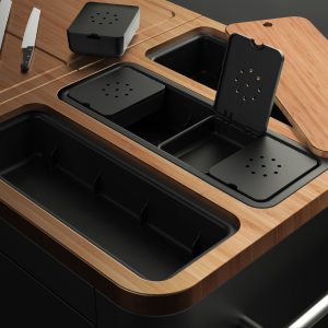 Everdure by Heston Mobile Prep Kitchen (Black) - HBPKB