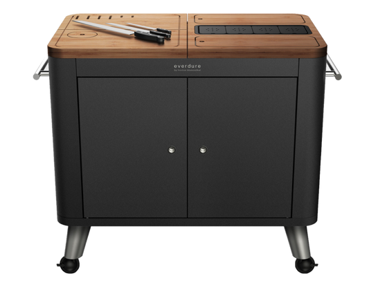 Everdure by Heston Mobile Prep Kitchen (Black) - HBPKB